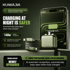Smart Charger Adapter Auto Power Disconnector Guard Every Mobile Android|Tablet |Apple|Switch| No Touch Mobile Screen in 5 Minit Automatically Pops Open When Fully Charged (Type-C Cable)